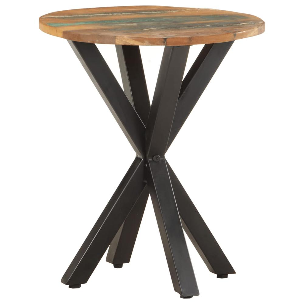 vidaXL Side Table 18.9"x18.9"x22" Solid Reclaimed Wood 0658