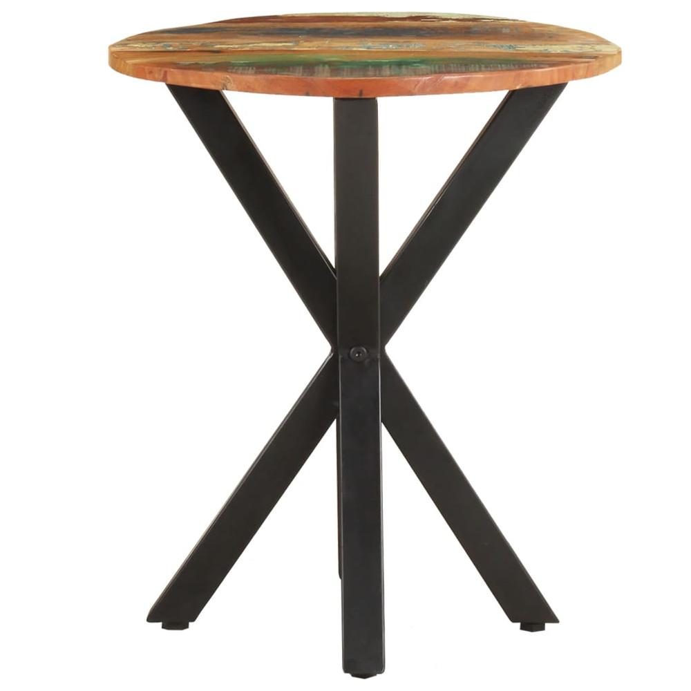 vidaXL Side Table 18.9"x18.9"x22" Solid Reclaimed Wood 0658