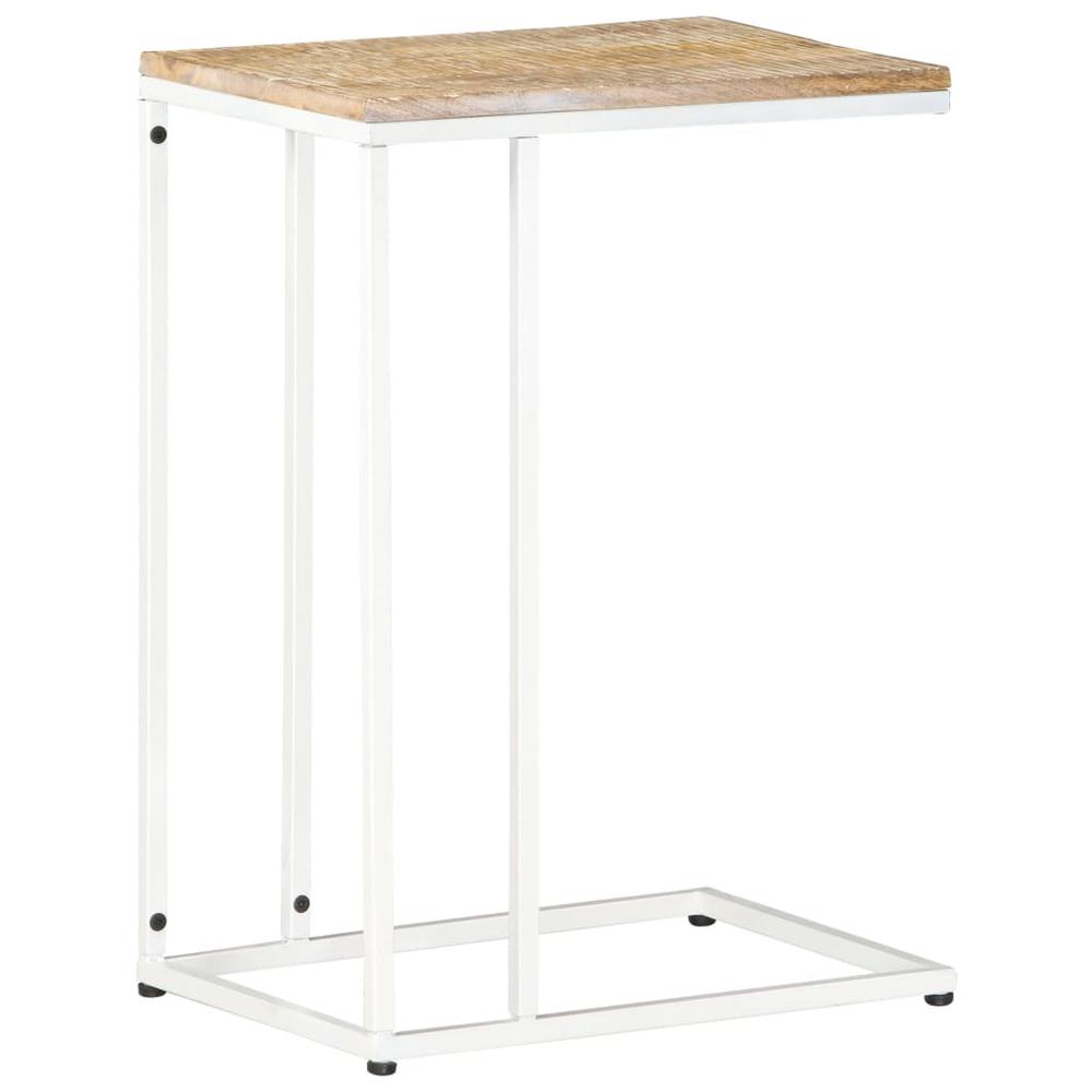 vidaXL Side Table 13.8"x17.7"x25.6" Solid Mango Wood, 327440