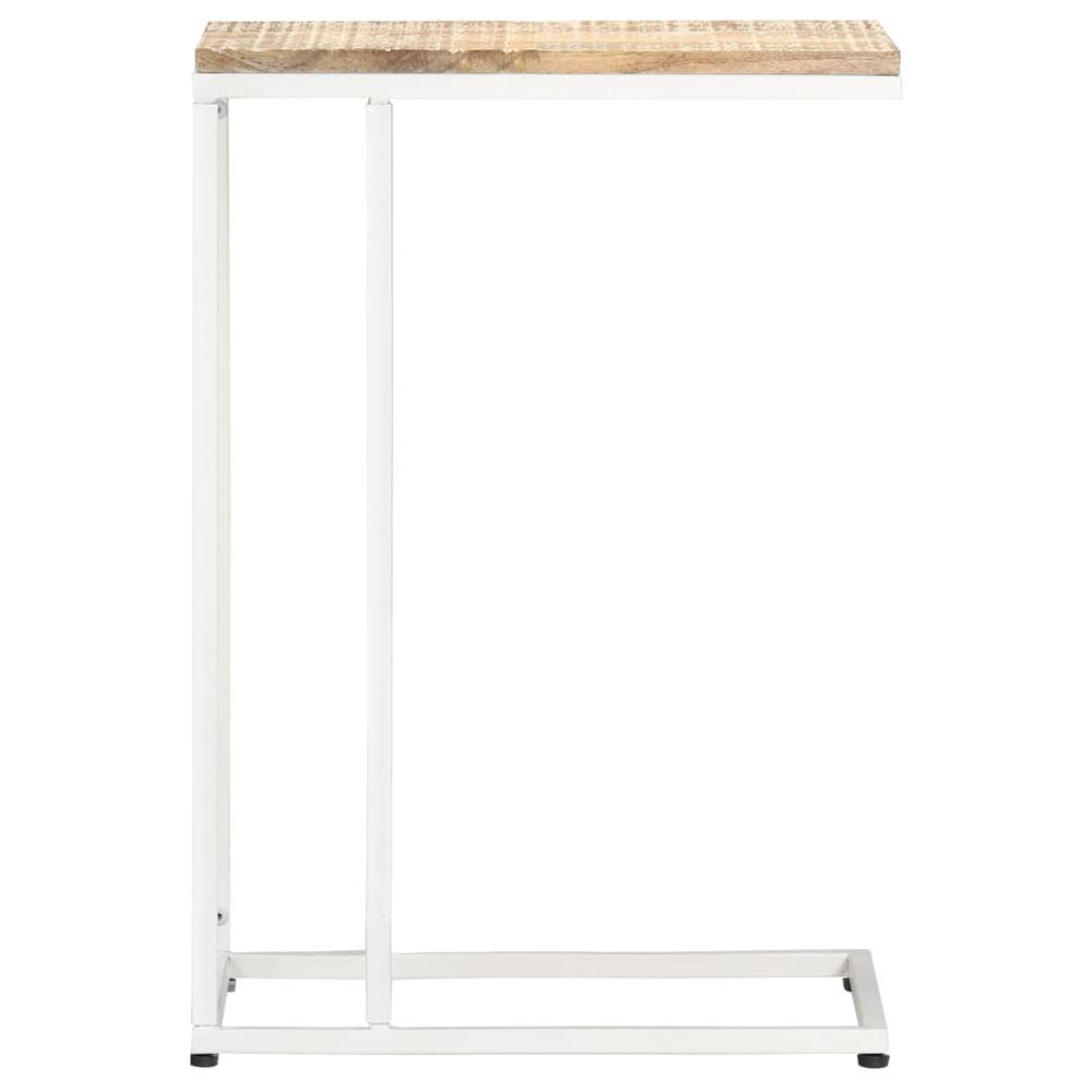 vidaXL Side Table 13.8"x17.7"x25.6" Solid Mango Wood, 327440