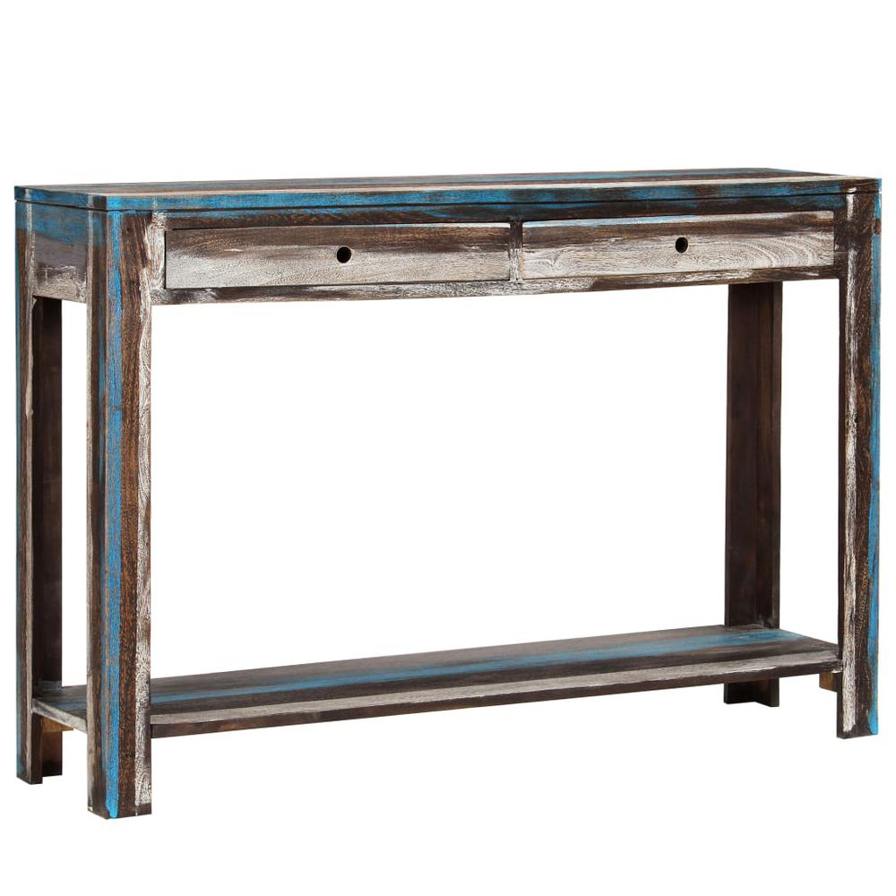 vidaXL Console Table Solid Wood Vintage 46.5"x11.8"x31.5", 244962