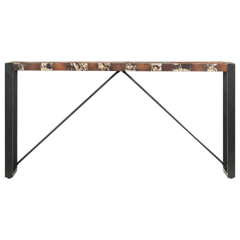 vidaXL Console Table 59.1"x13.8"x29.9" Solid Reclaimed Wood