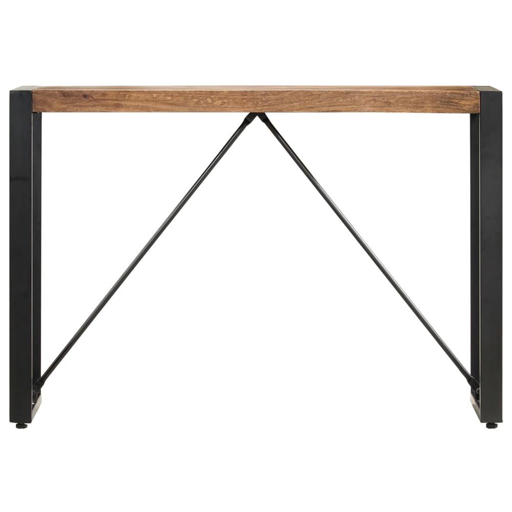 vidaXL Console Table 43.3"x13.8"x29.9" Solid Sheesham Wood