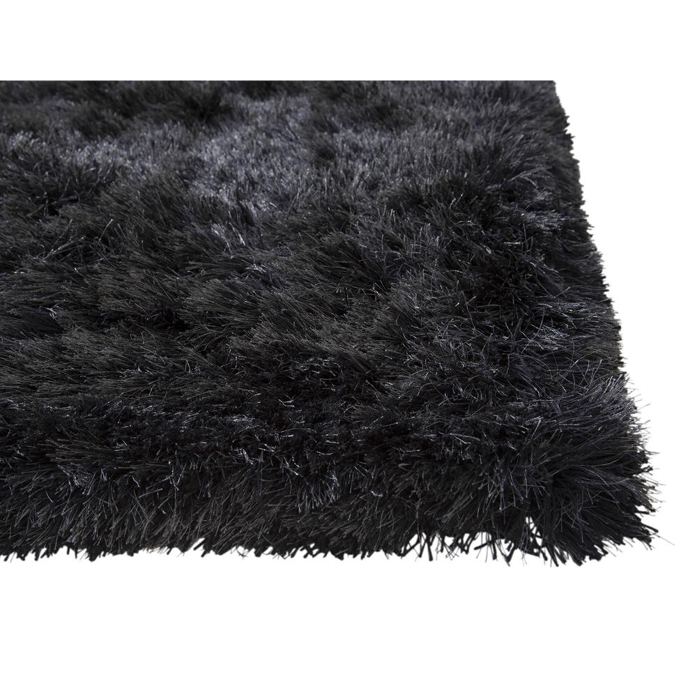 Luxe Shag Charcoal Area Rug, 5' x 8'