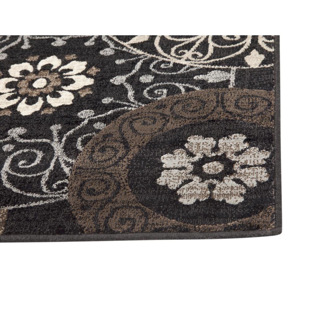Sonoma Lundy Chocolate/Black/Beige Area Rug, 7'10" x 10'1"