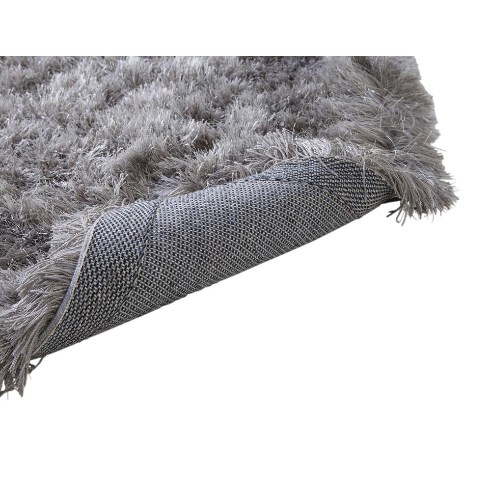 Luxe Shag Grey Area Rug, 8' x 10'