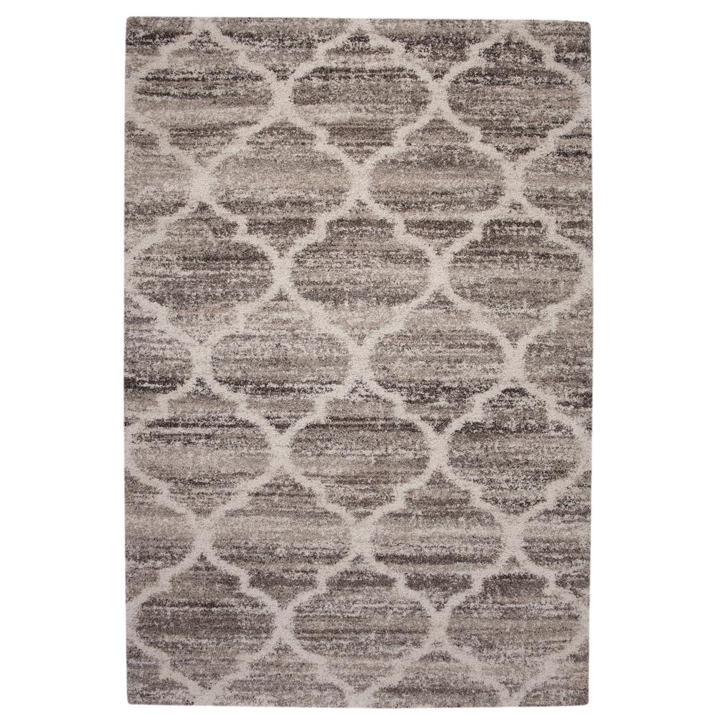 Granada Trellis Ivory/Tan/Brown  Area Rug, 7'10" x 10'10"