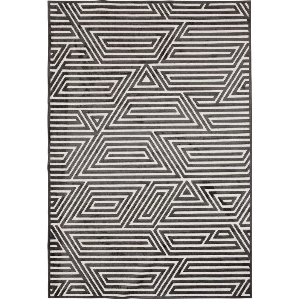 Napa Orbit Chocolate Area Rug, 5'3" x 7'6"