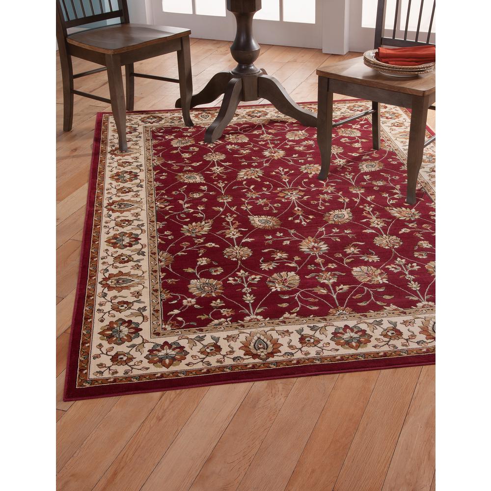 Sonoma Valentino Red Area Rug, 5'3" x 7'6"