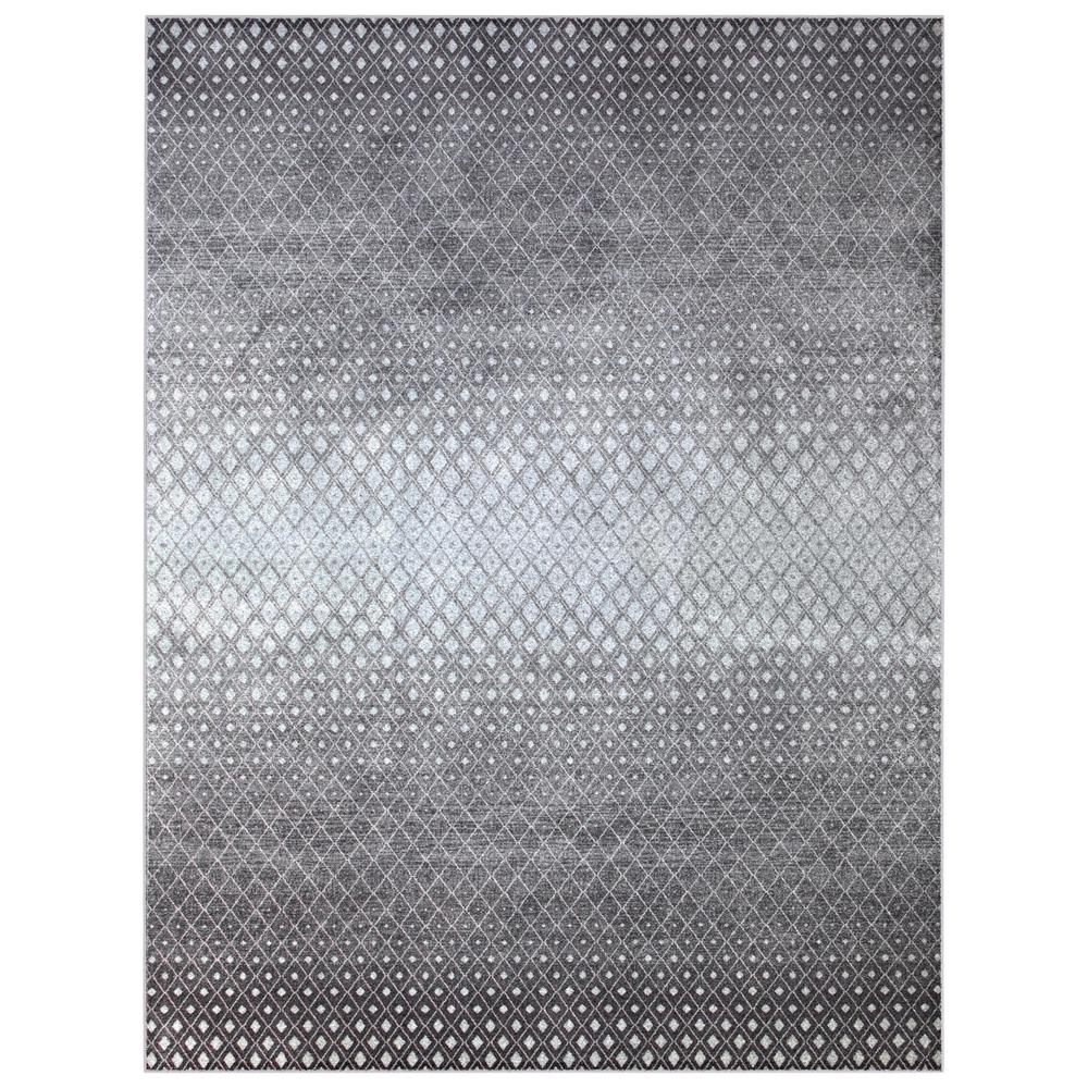 Sonoma Merriam Charcoal/Ivory Area Rug, 5'3" x 7'6"