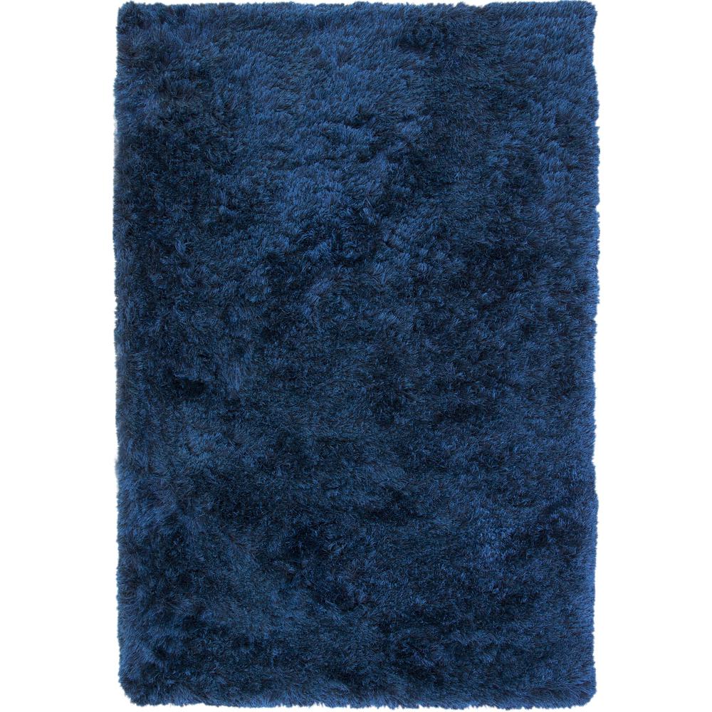 Luxe Shag Blue Area Rug, 8' x 10'