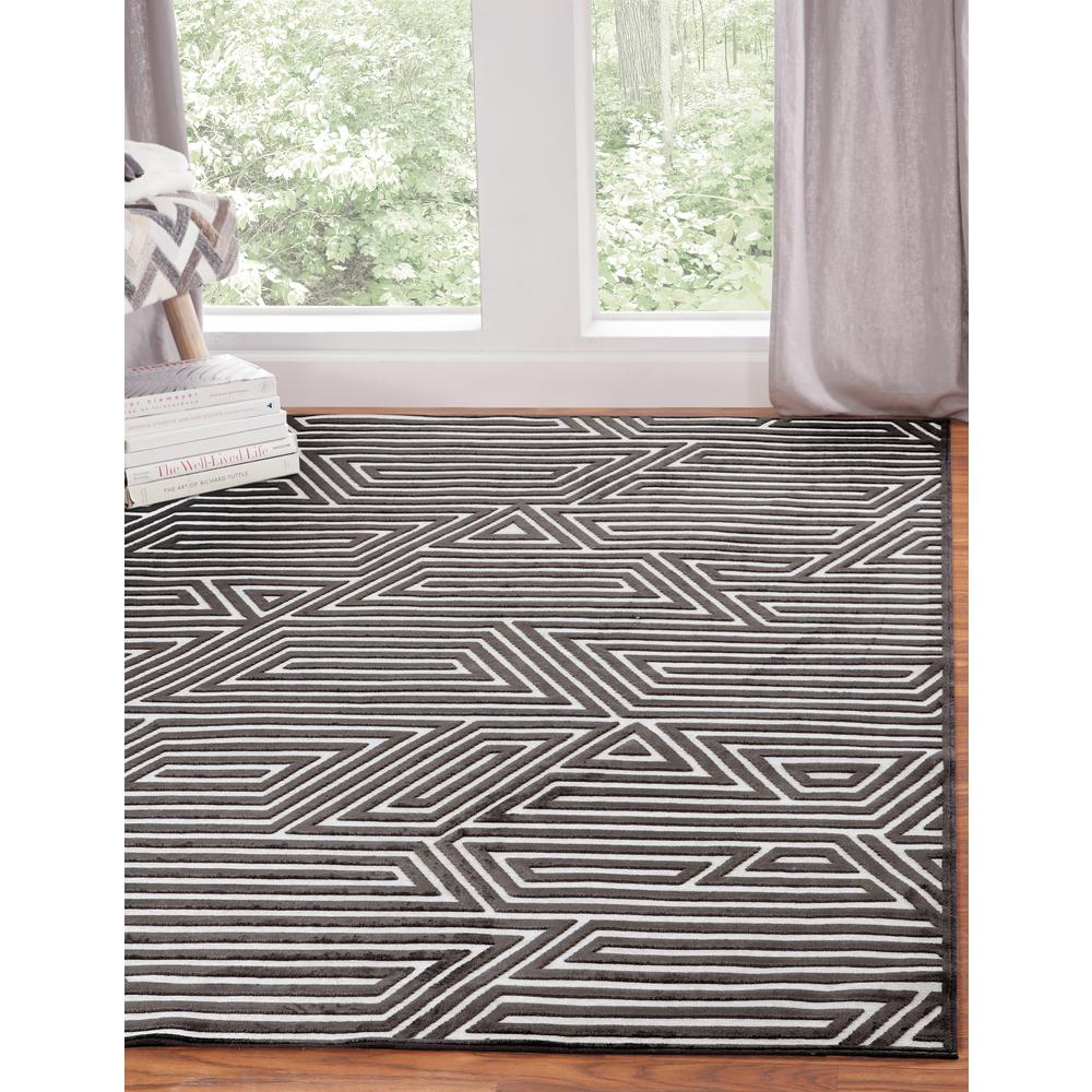 Napa Orbit Chocolate Area Rug, 7'10" x 10'10"