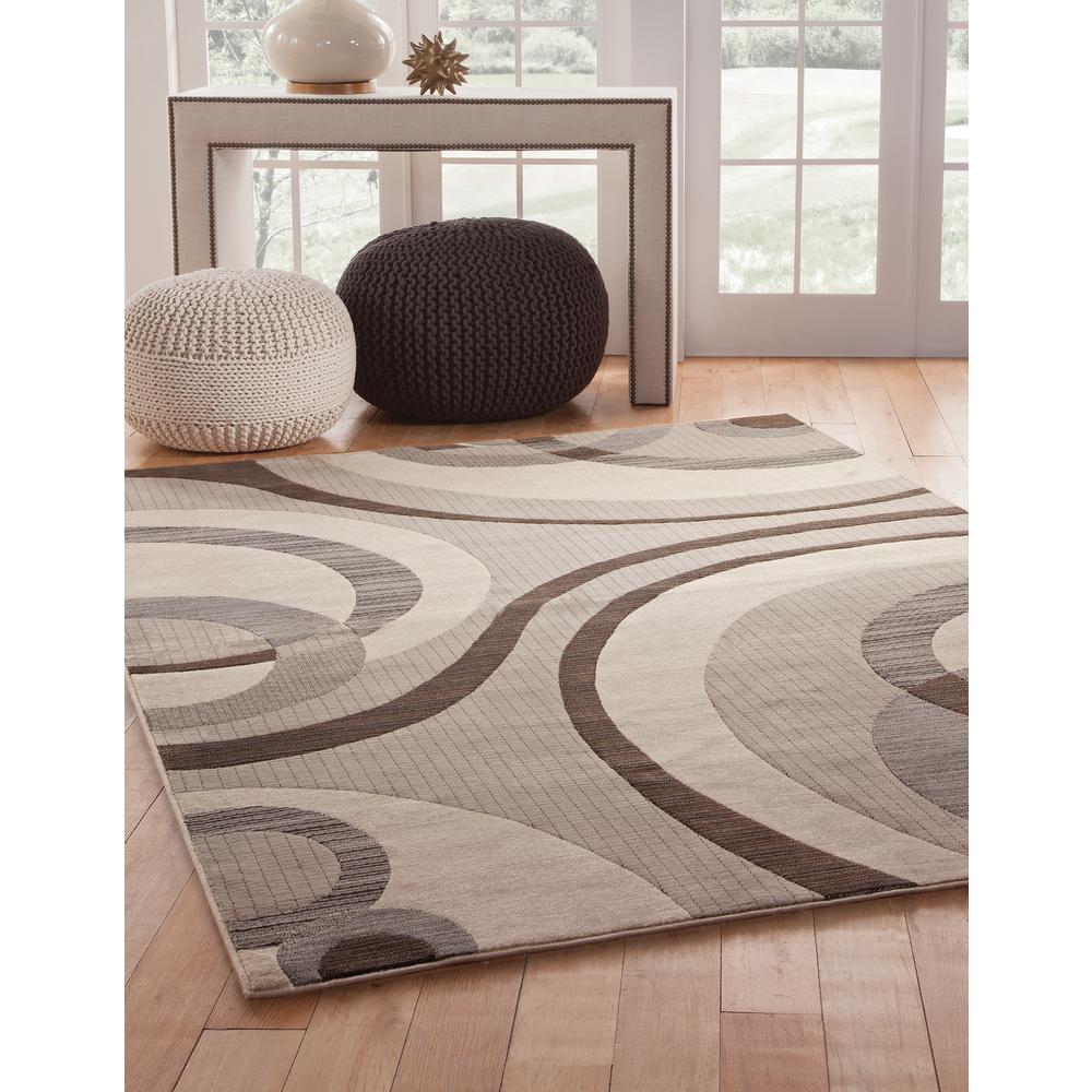 Sonoma Cicero Grey/Ivory Area Rug, 5'3" x 7'6"