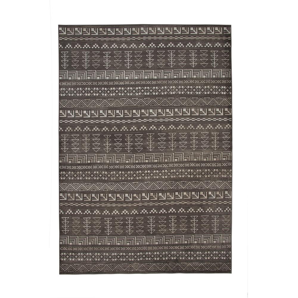 Sonoma Ambrose Brown, Natural and Ivory Area Rug, 5'3" x 7'6"