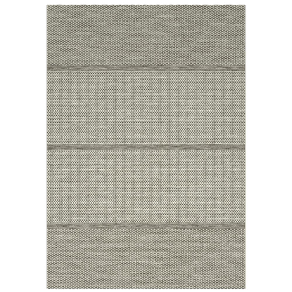 Coastal Striped Sands Beige Indoor/ Outdoor Polypropylene Area Rug, 5'3" x 7'6"