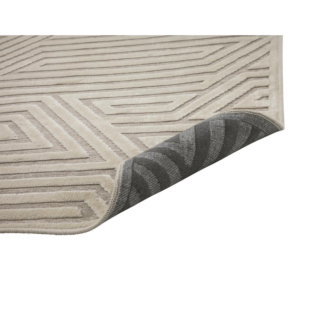 Napa Orbit Ivory Area Rug, 5'3" x 7'6"