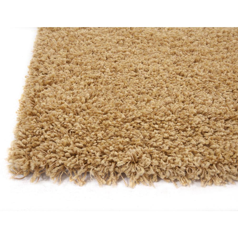 Comfort Shag Yellow Olefin Area Rug, 7'10" x 10'6"