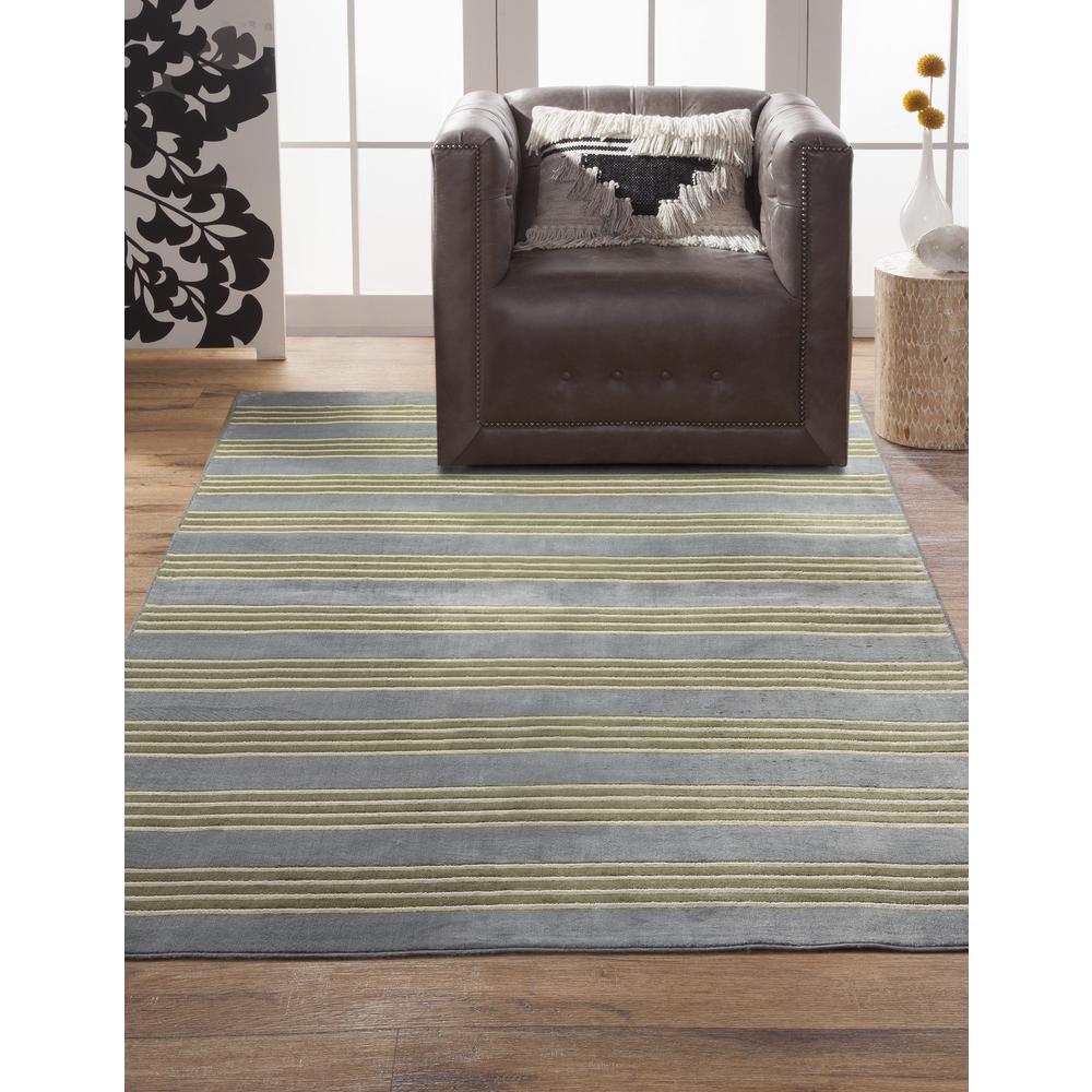 Sonoma Tomkin Light Blue/Green/Ivory Area Rug, 5'3" x 7'6"