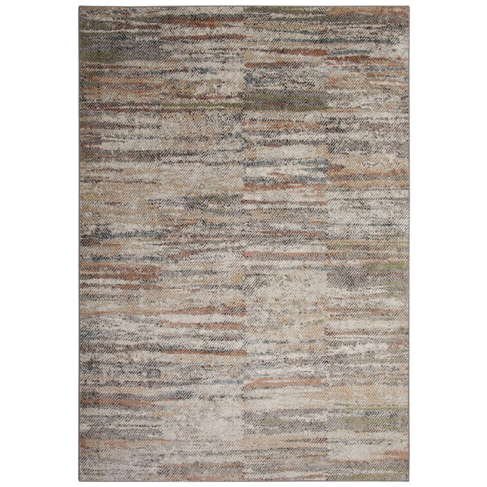 Sonoma Cason Ivory, Grey, Multi-color Area Rug, 5'3" x 7'6"