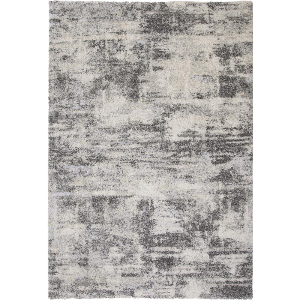 Granada Lina Grey/ Ivory Area Rug, 7' 10" x 10' 10"
