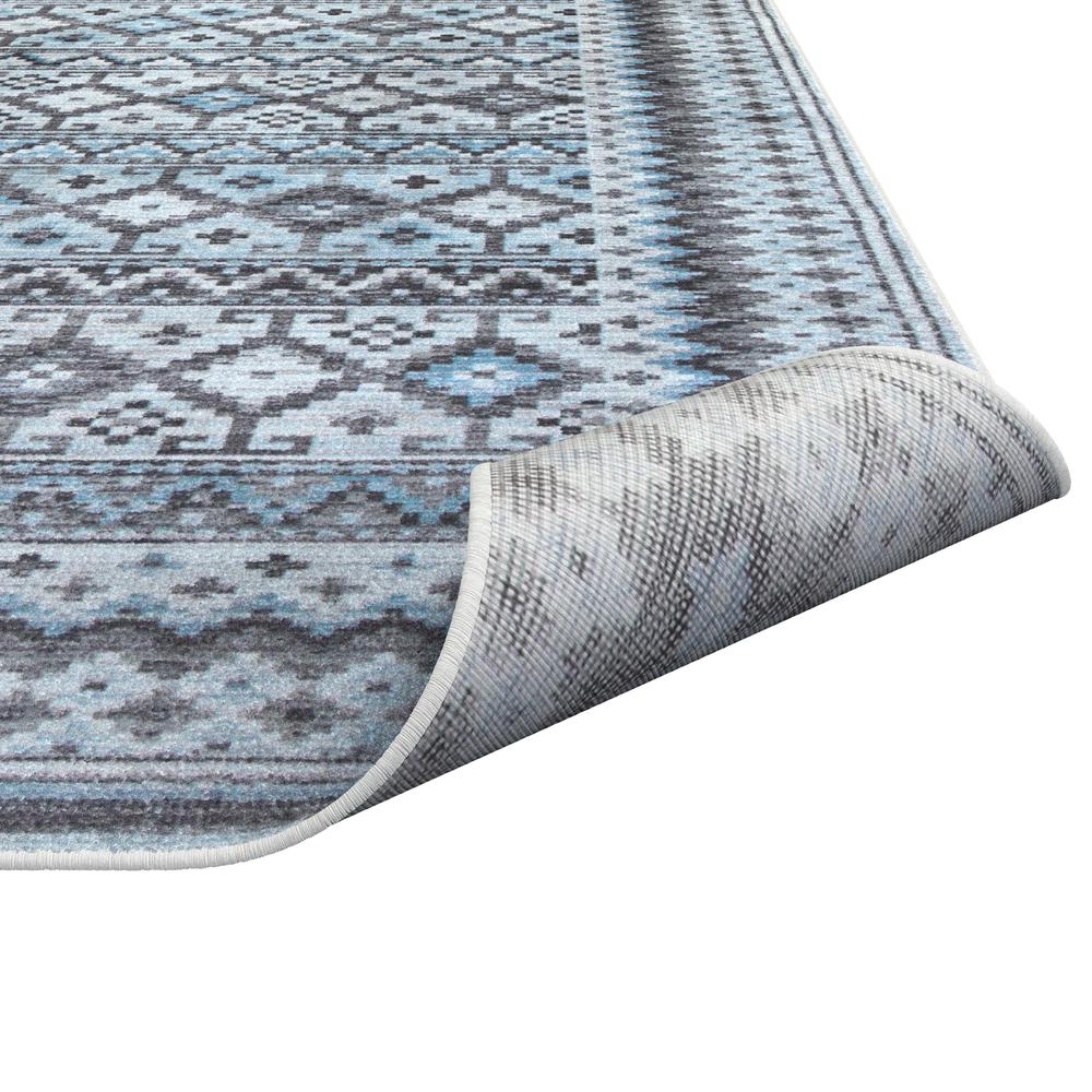 Sonoma Fallon Blue/Charcoal/Grey/Ivory Area Rug, 5'3" x 7'6"