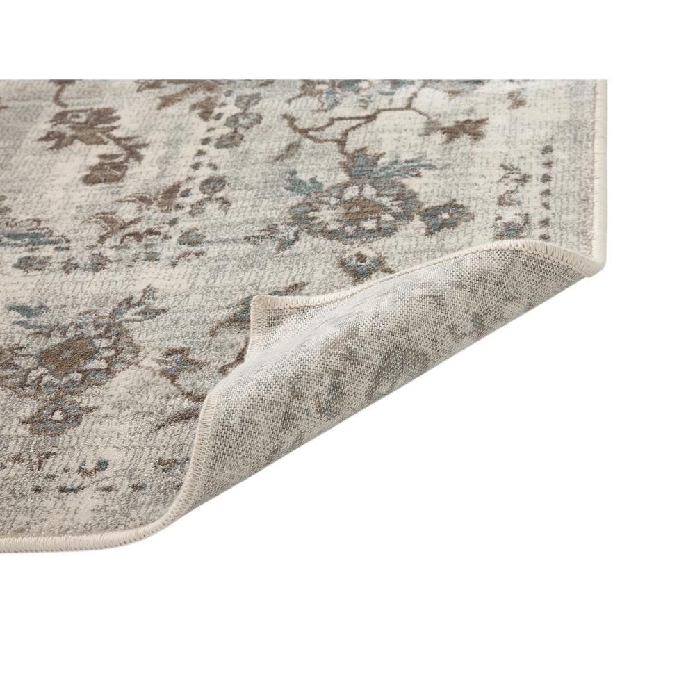 Sonoma Clayton Grey, Ivory, Brown, and Blue Area Rug, 7'10" x 10'1"