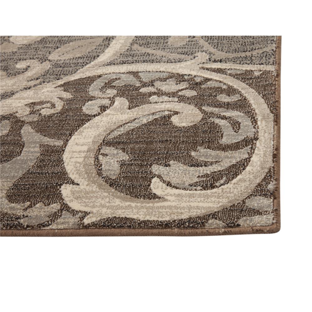 Sonoma Chauncy Grey/Chocolate Area Rug, 7'10" x 10'1"