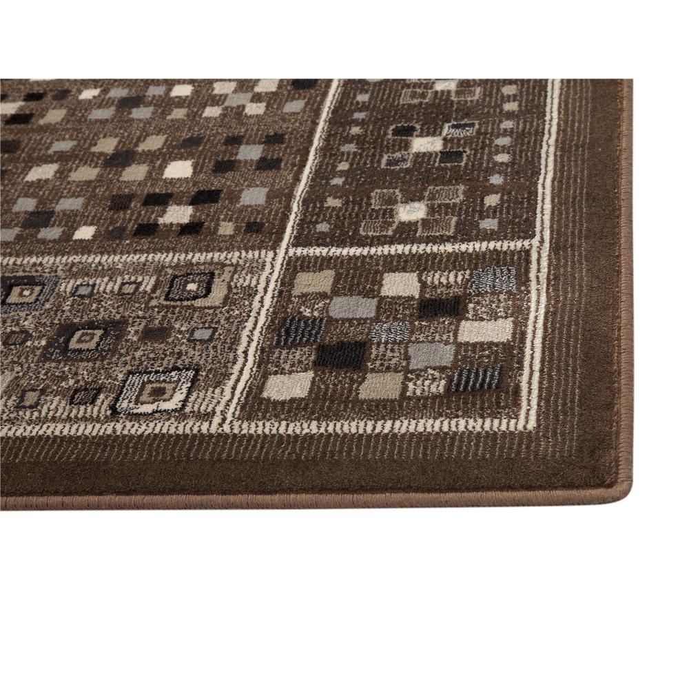 Sonoma Drexel Chocolate/Ivory/Grey Area Rug, 7'10" x 10'1"