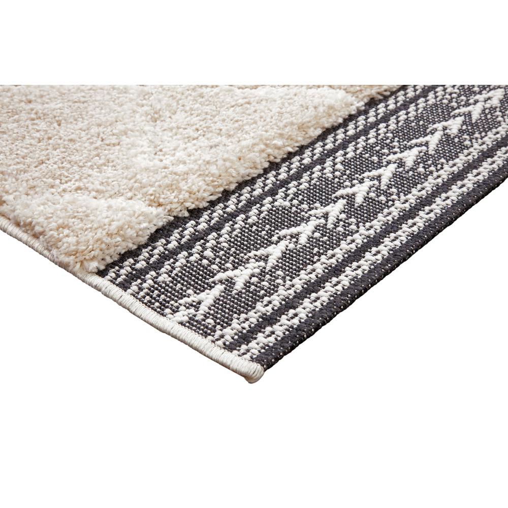 Denali Bijou Cream Polypropylene Tufted Area Rug, 5'3" x 7'6"