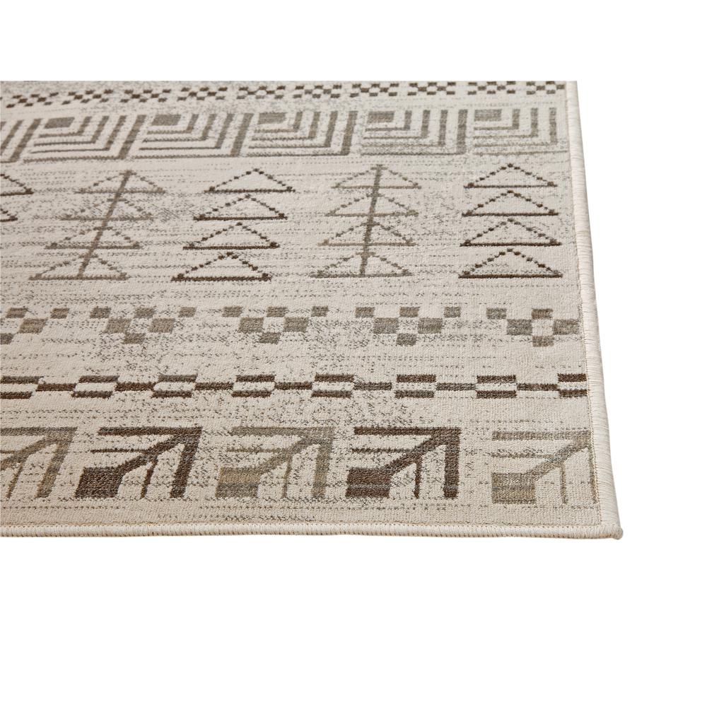 Sonoma Ambrose Ivory, Brown, and Natural Area Rug, 5'3" x 7'6"