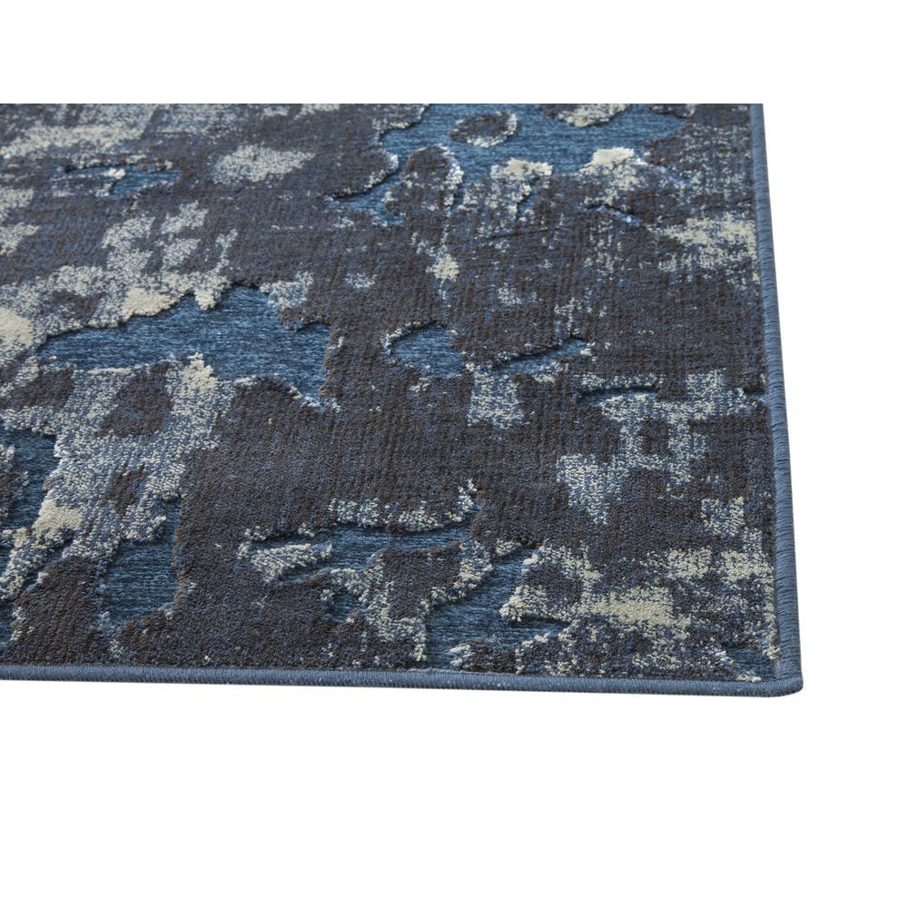 Napa Axel Blue and Ivory Area Rug, 5'3" x 7'6"