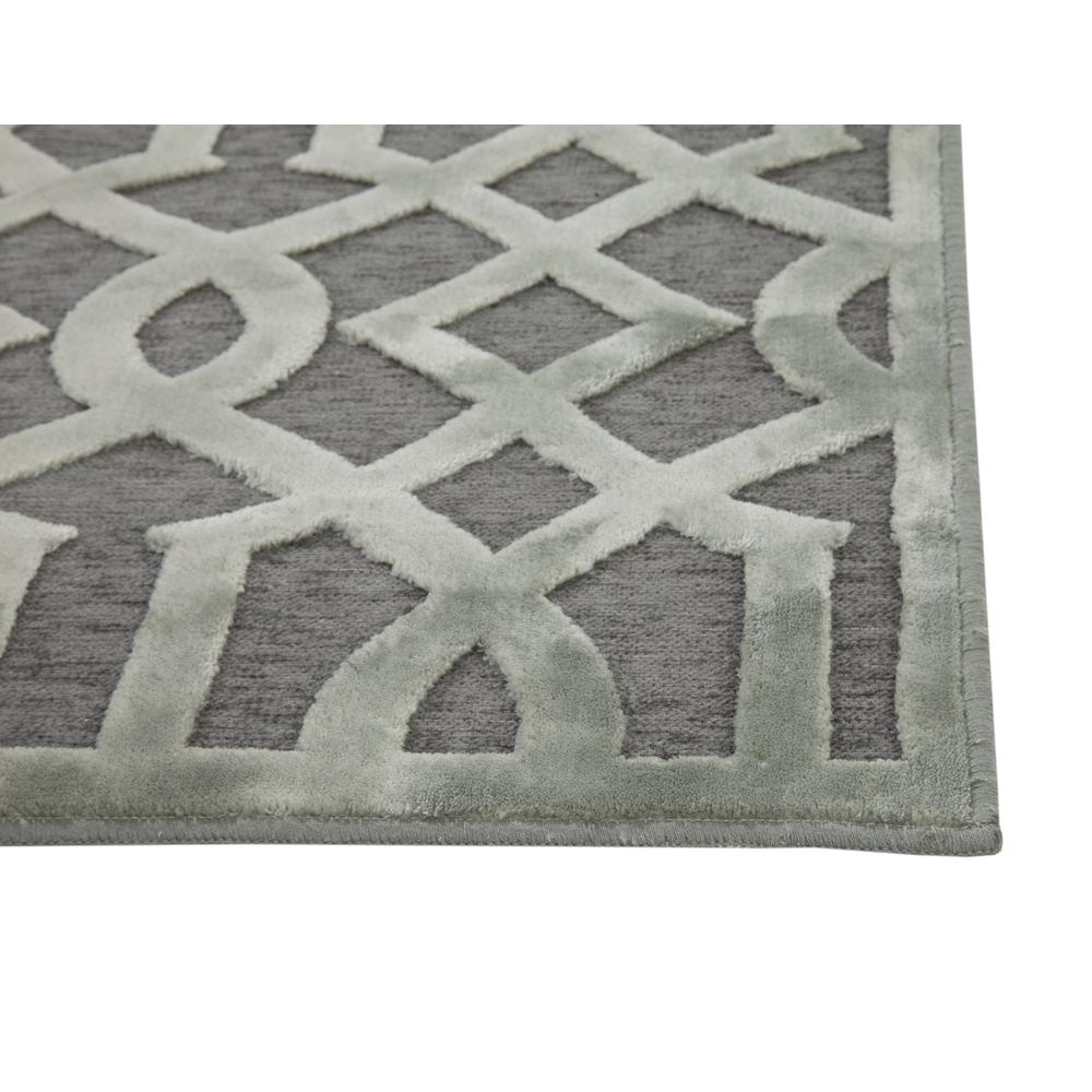 Napa Gilford Grey/Silver Area Rug, 5'3" x 7'6"