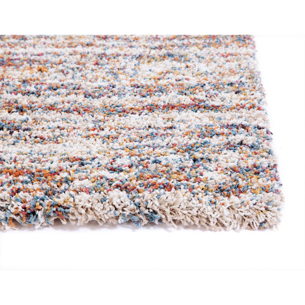 Granada Zira Ivory/Multi Striped Area Rug, 7' 10" x 10' 10"