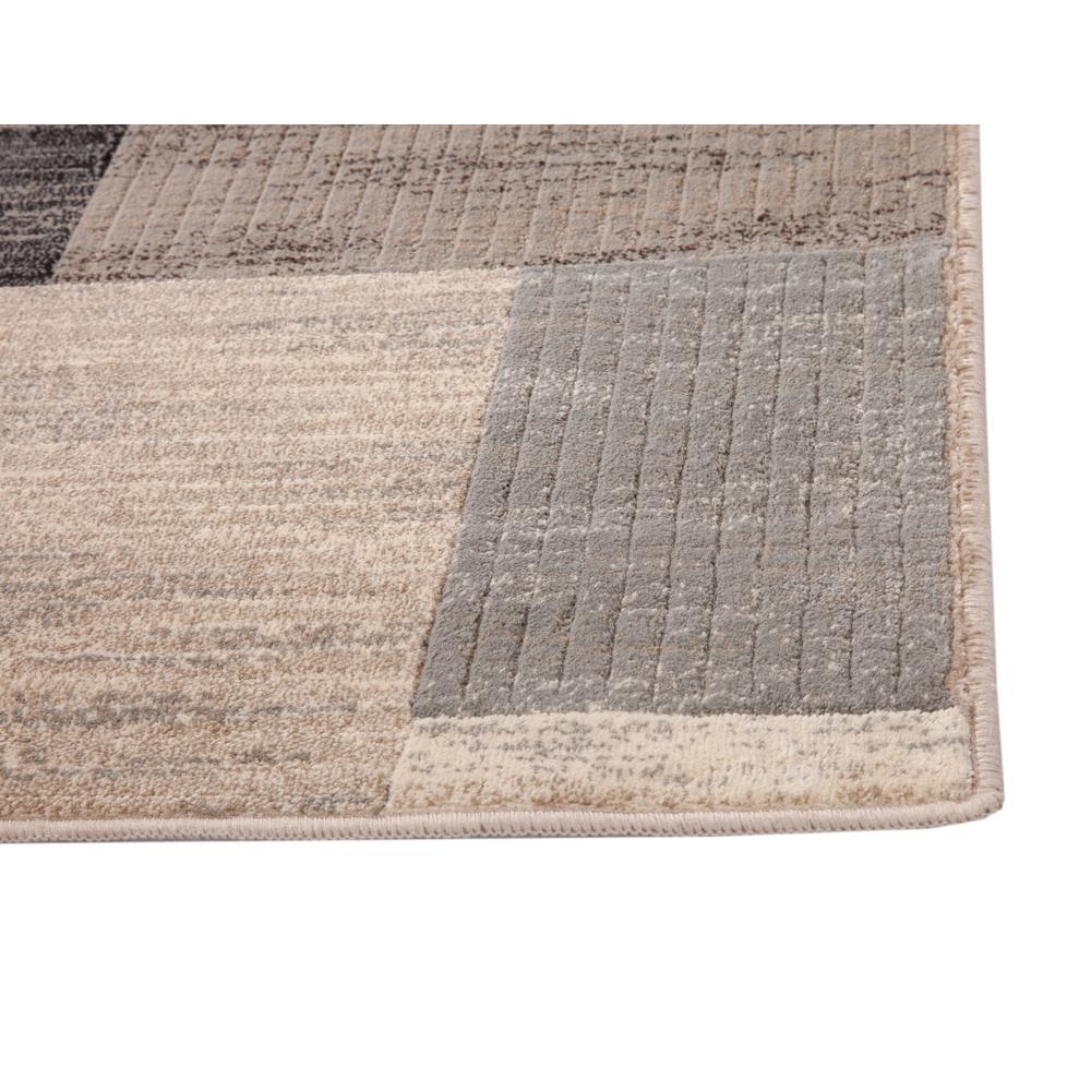 Sonoma Kelso Charcoal/Ivory/Grey Area Rug, 5'3" x 7'6"