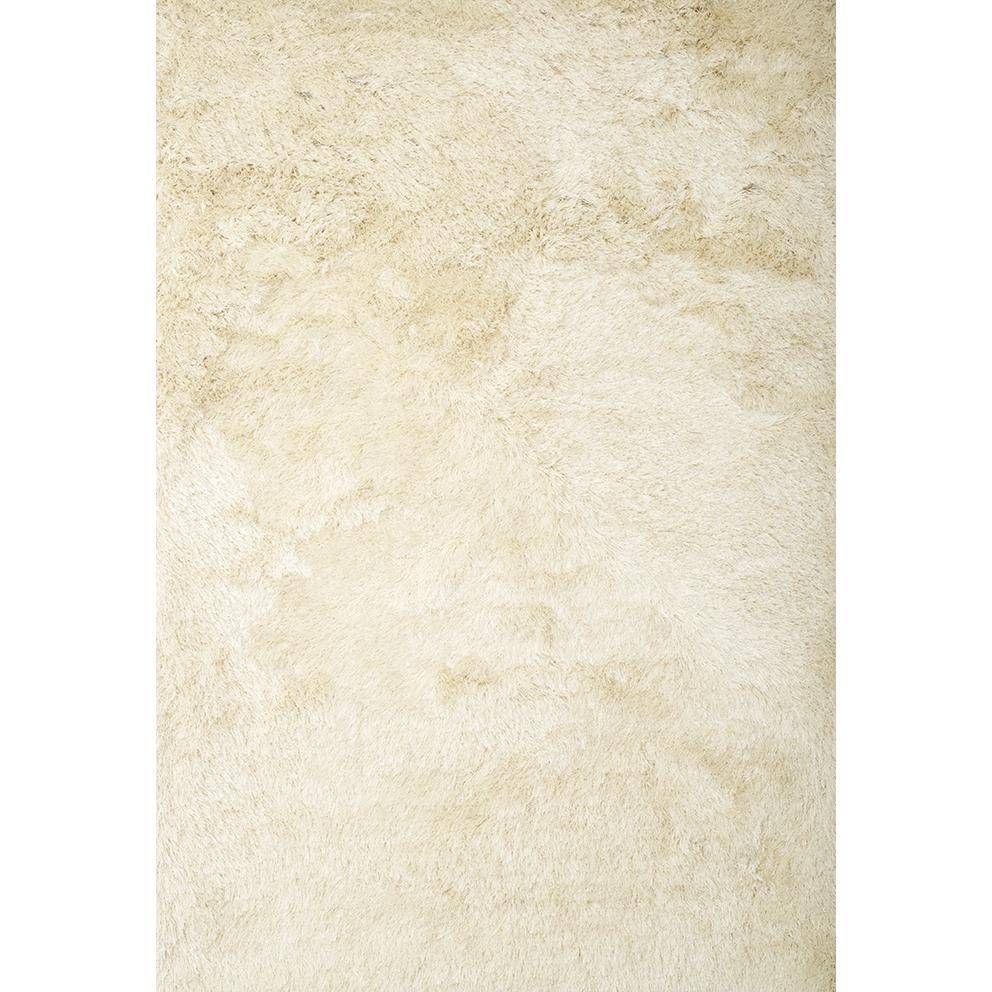 Luxe Shag Ivory Area Rug, 5' x 8'