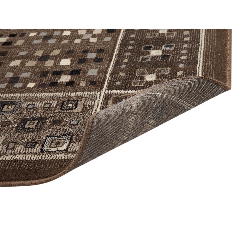 Sonoma Drexel Chocolate/Ivory/Grey Area Rug, 7'10" x 10'1"