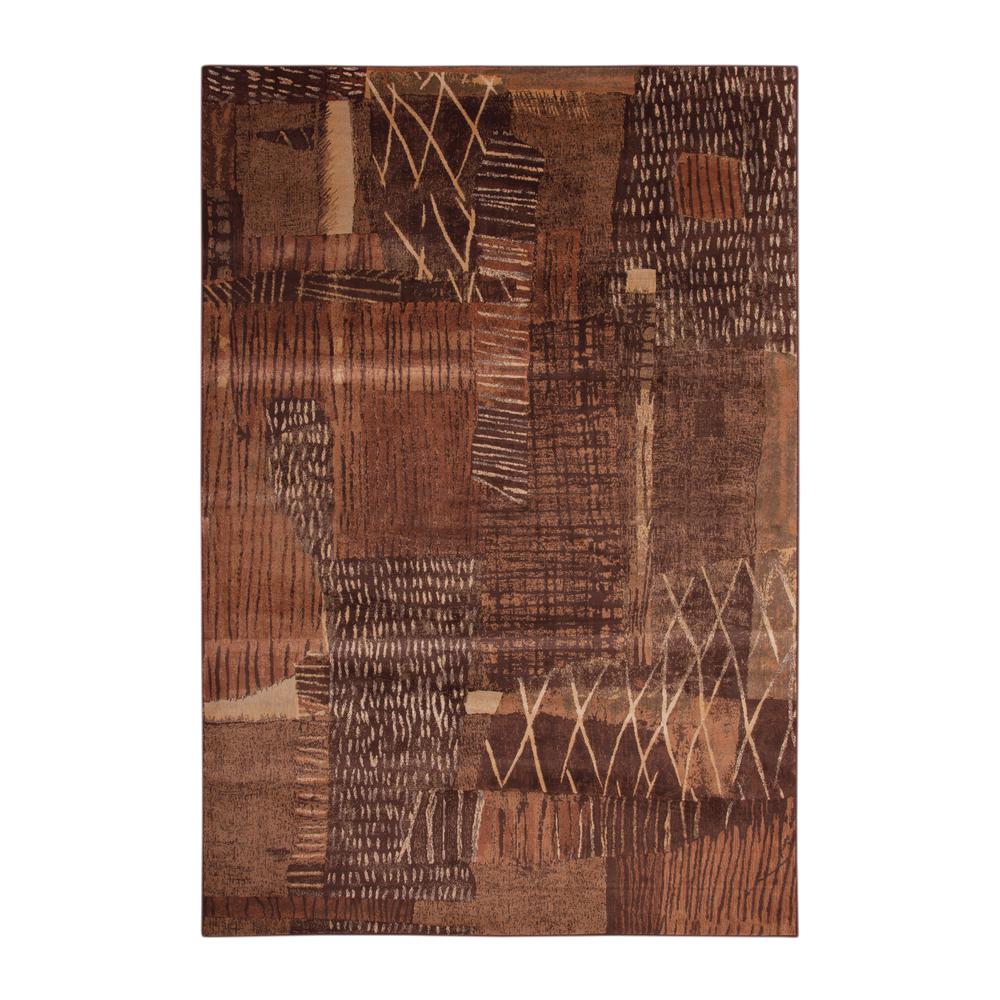 Sonoma Natoma Rust/Brown/Golds Area Rug, 7'10" x 10'1"