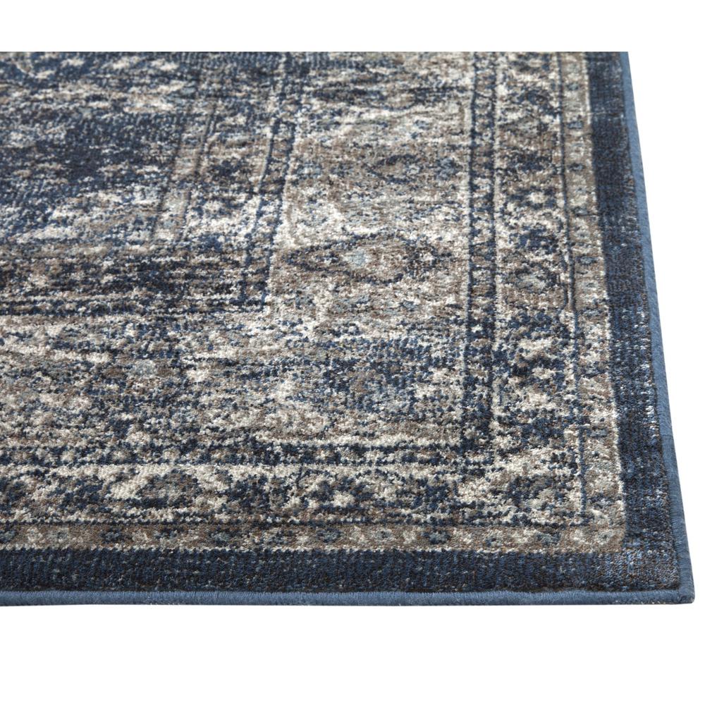 Sonoma Navy Blue/Silver Area Rug, 7'10" x 10'1"