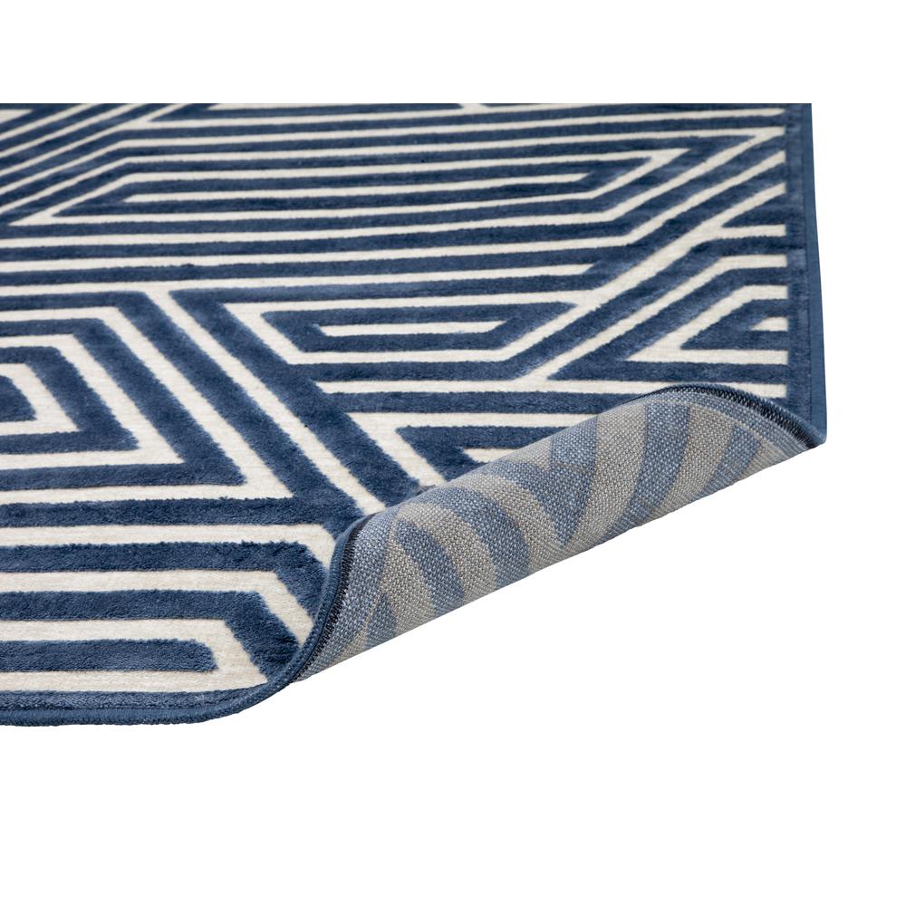 Napa Orbit Blue Area Rug, 7'10" x 10'10"