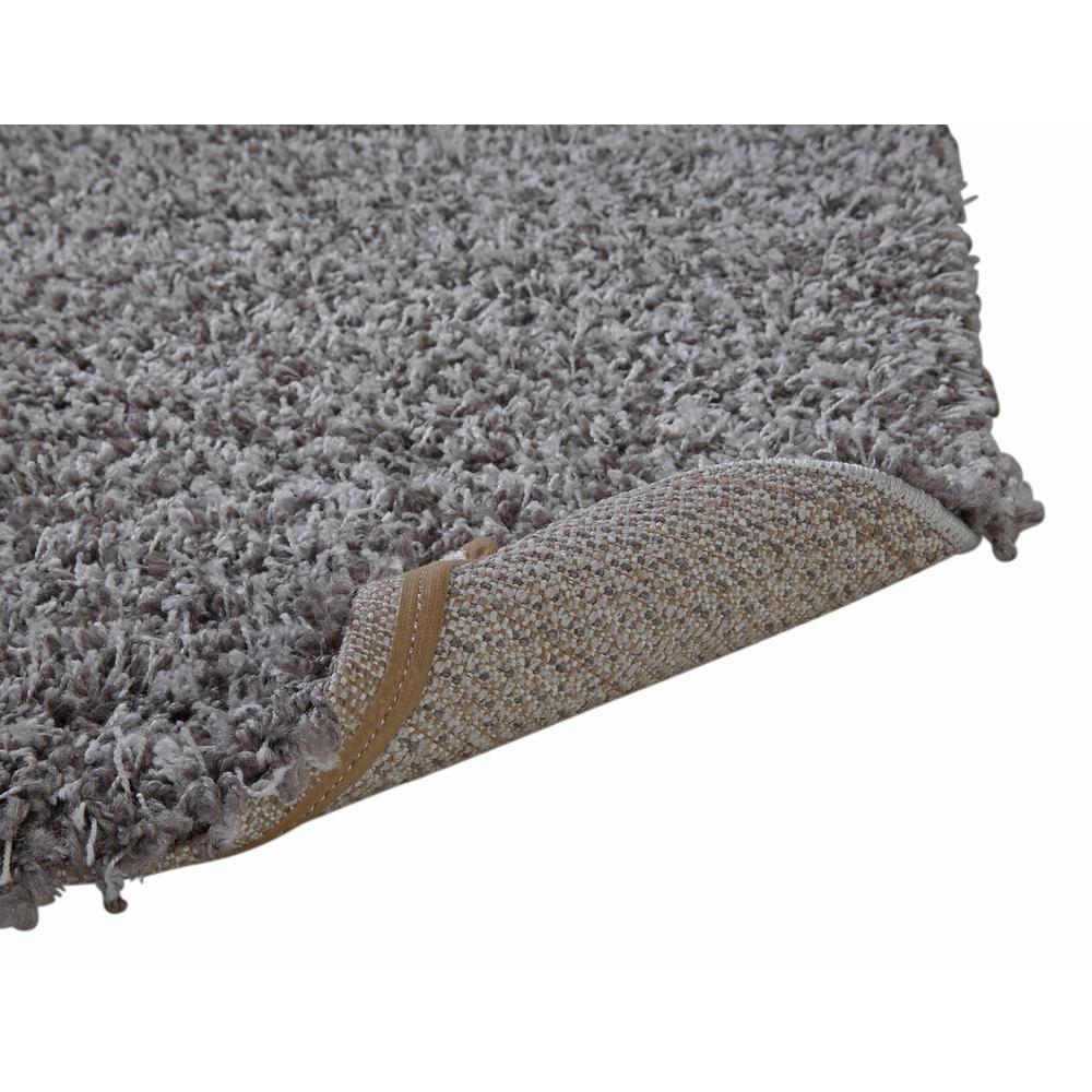 Comfort Shag Lt. Grey Olefin Area Rug, 7'10" x 10'6"