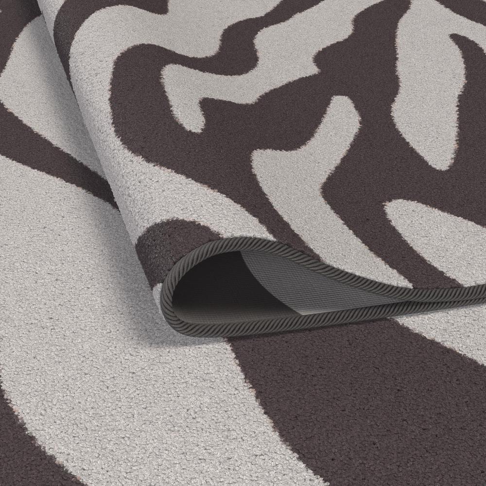 Sonoma Tabora Brown and Gray Viscose Area Rug, 5'3" x 7'6"
