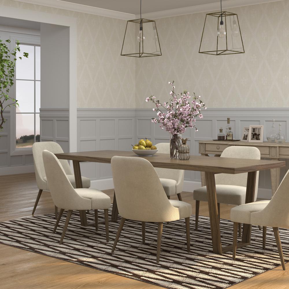 Sonoma Mesilla Ivory/Brown Area Rug, 7'10" x 10'1"