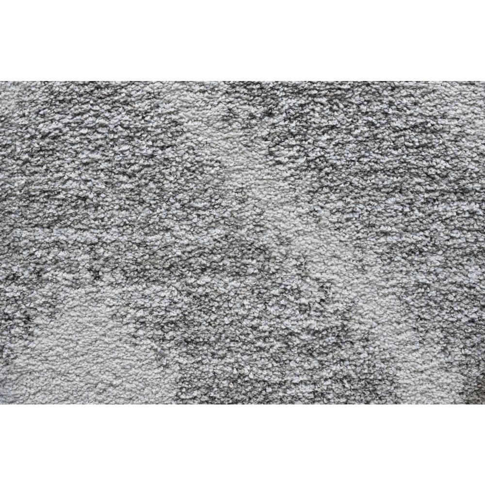 Granada Galen Gray and Ivory Olefin Shag Area Rug, 7' 10" x 10' 10"