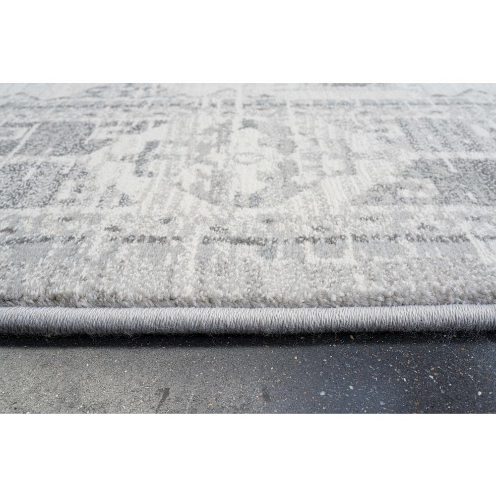 Essentials Whispers Ivory, Gray, and Beige Polypropylene Area Rug, 5'3" x 7'6"
