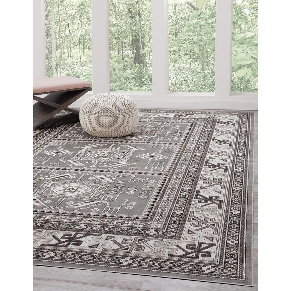 Sonoma Myan Grey/Ivory Area Rug, 7'10" x 10'1"