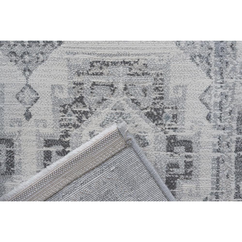 Essentials Whispers Ivory, Gray, and Beige Polypropylene Area Rug, 7'9" x 10'6"