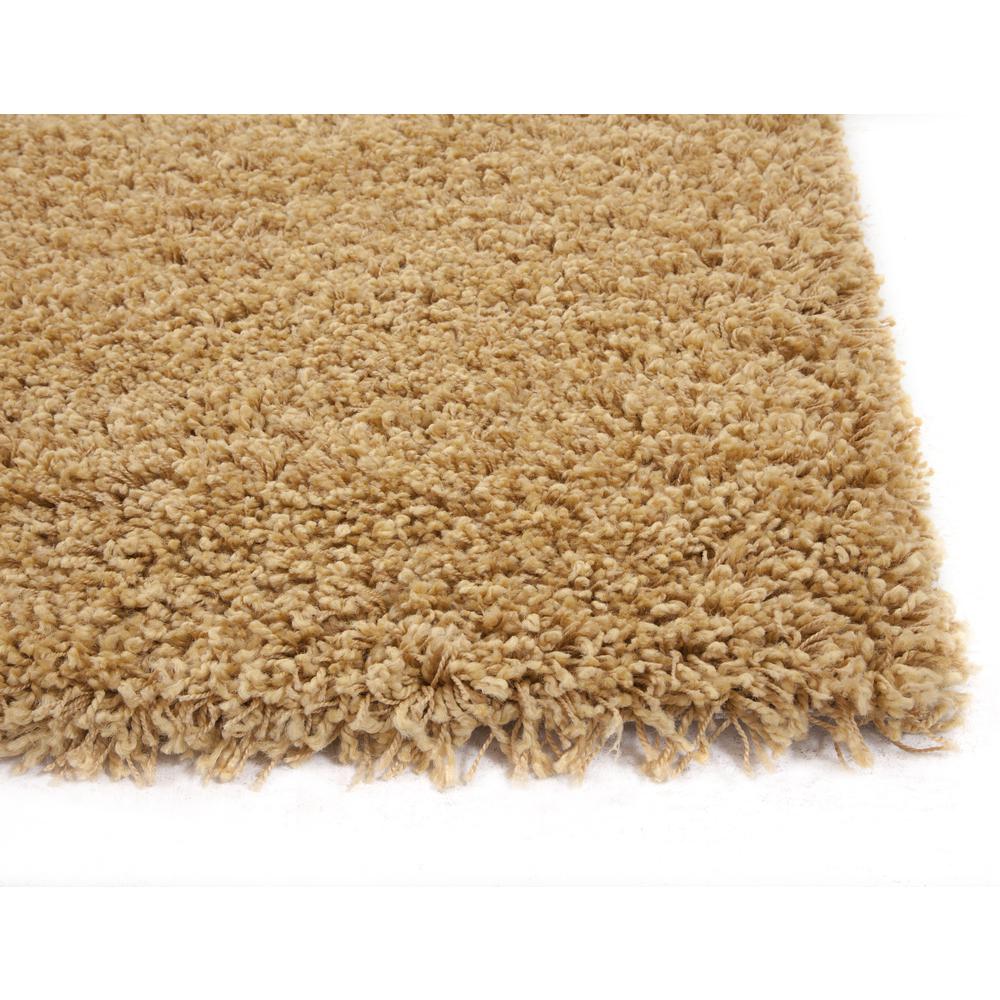 Comfort Shag Yellow Olefin Area Rug, 7'10" x 10'6"