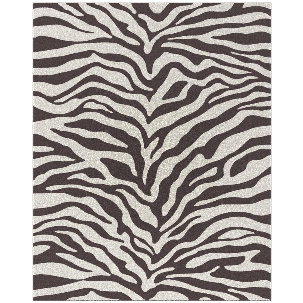 Sonoma Tabora Brown and Gray Viscose Area Rug, 7'10" x 10'9"