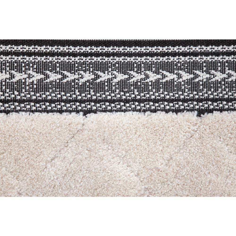 Denali Bijou Cream Polypropylene Tufted Area Rug, 5'3" x 7'6"
