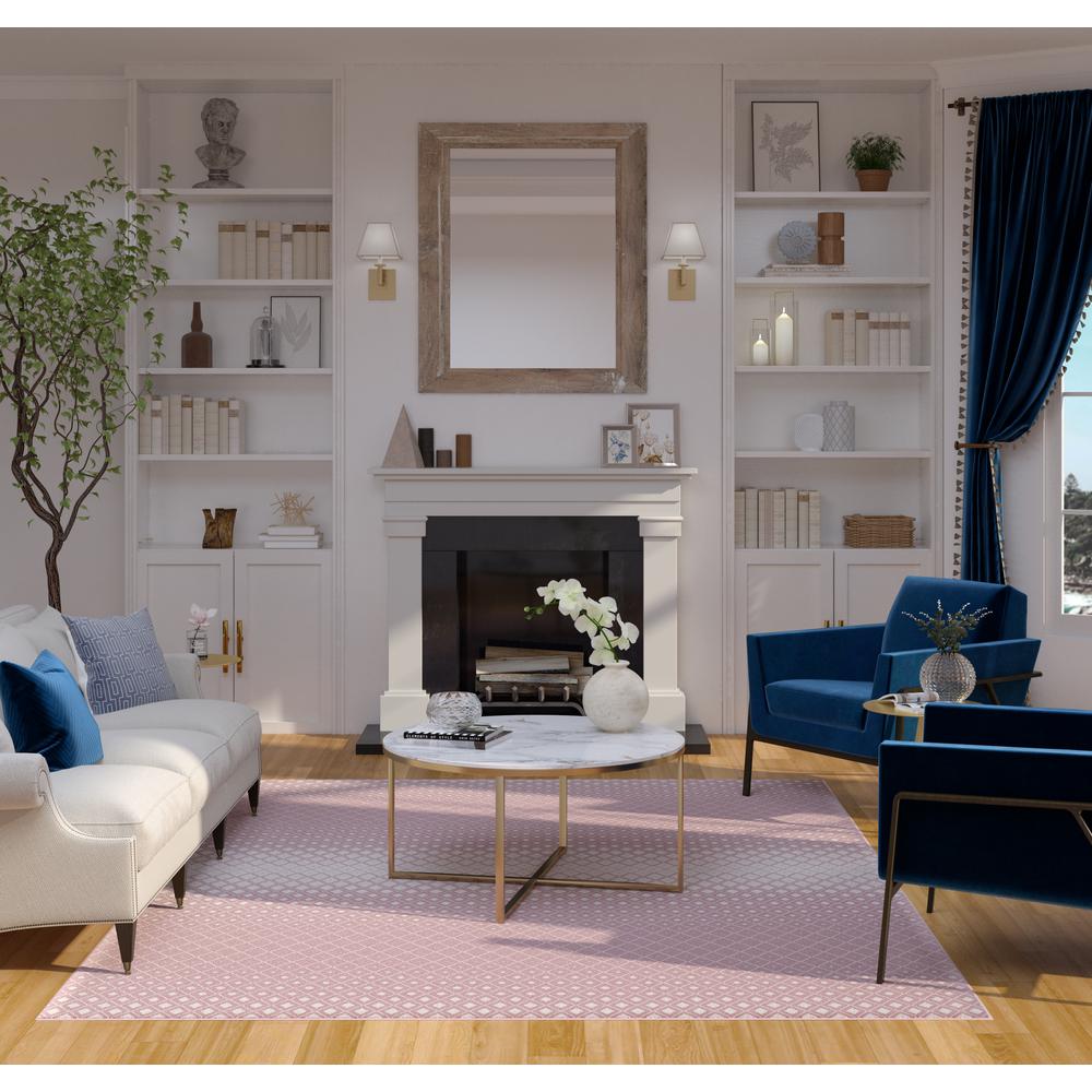 Sonoma Merriam Pink/Ivory Area Rug, 7'10" x 10'1"